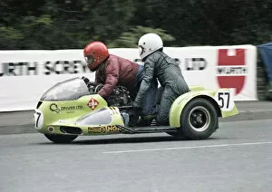 Images Dated 18th September 2020: Steve Galligan & William O Leary (Kawasaki) 1979 Sidecar TT