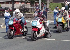 Images Dated 31st January 2021: Steve Gilbert & Ivor Uren (Honda) 1996 Junior Manx Grand Prix