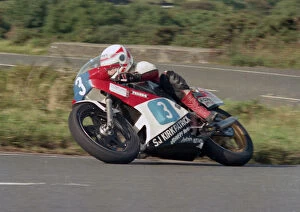 Steve Hazlett (Yamaha) 1987 Junior Manx Grand Prix