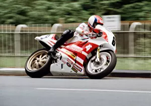 Steve Hislop Collection: Steve Hislop (Honda) 1989 Formula One TT
