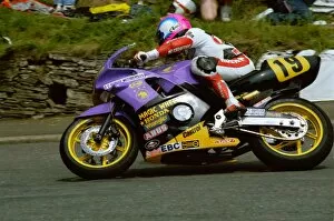 Images Dated 7th August 2016: Steve Hislop (Honda) 1992 Supersport 600 TT
