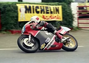 Images Dated 20th March 2016: Steve Hislop (Yamaha) 1987 Junior TT