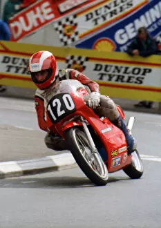 Images Dated 22nd August 2021: Steve Mason (Honda) 1989 Ultra Lightweight TT