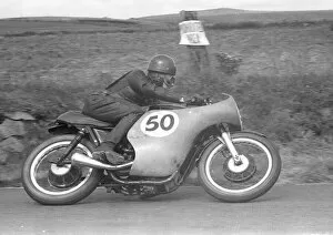 Images Dated 18th December 2021: Steve Murray (AJS) 1958 Junior Ulster Grand Prix