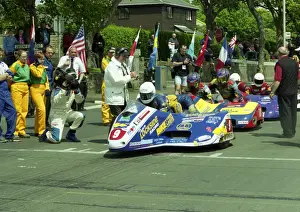 Steve Norbury & Andrew Smith (Shelbourne Yamaha) 2002 Sidecar TT