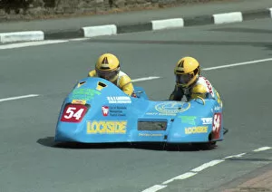 Images Dated 5th June 2020: Steve Norbury & Guy Scott (Jacobs Lockyam) 1996 Sidecar TT