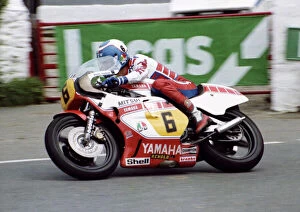 Images Dated 29th October 2018: Steve Parrish (Yamaha) 1981 Senior TT