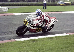 Images Dated 28th October 2020: Steve Parrish (Yamaha) 1982 Donington