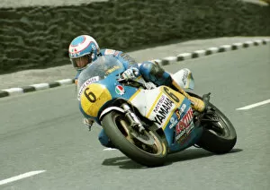 Images Dated 31st August 2019: Steve Parrish (Yamaha) 1984 Senior TT