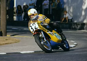 Images Dated 6th September 2019: Steve Ward (Yamaha) 1975 Lightweight Manx Grand Prix