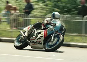Images Dated 20th March 2020: Steve Williams (Yamaha) 1987 Formula Two TT