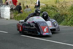 Images Dated 16th July 2009: Steven Coombes & Paul Knapton (Ireson Honda) 2009 Southern 100