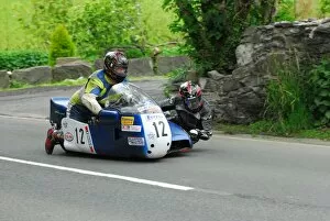 Images Dated 30th May 2015: Stuart Applegate & Dave Mahon (Windle Imp) 2015 Pre TT Classic