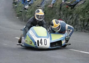 Images Dated 17th September 2020: Stuart Applegate & Rod Appleton (Yamaha) 1978 Sidecar