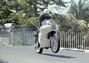 Images Dated 9th March 2021: Stuart Graham (AJS) 1965 Junior TT
