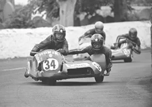 Images Dated 5th August 2021: Stuart Leaning & Sandy McLeod (Low Imp) 1981 Southern 100