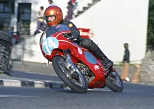Images Dated 14th May 2022: Stuart Morrell (Walker Harley Davidson) 1974 Junior Manx Grand Prix