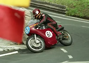 1996 Junior Classic Manx Grand Prix Prints: Stuart Robinson (Seeley Goldstar) 1996 Junior Classic Manx Grand Prix