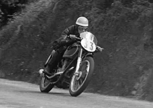 Images Dated 8th December 2020: Syd Lawton (AJS) 1951 Junior TT