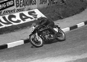 Images Dated 18th October 2018: Syd Mizen (AJS) 1958 Junior TT