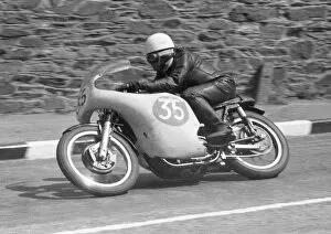 Images Dated 28th May 2020: Syd Mizen (AJS) 1959 Junior TT