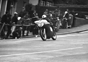 Images Dated 10th October 2019: Syd Mizen (AJS) 1963 Junior TT