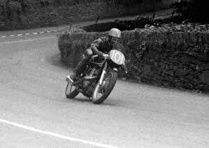 Images Dated 27th March 2023: T H Phillipson AJS 1956 Junior Manx Grand Prix