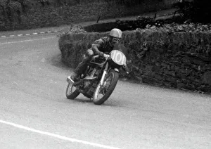 1956 Junior Manx Grand Prix Collection: T H Phillipson AJS 1956 Junior Manx Grand Prix