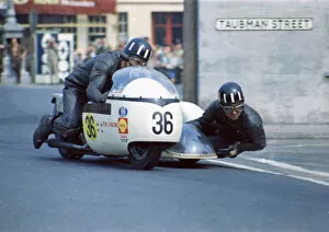 Images Dated 14th May 2019: T Harris & B Harris (Triumph) 1970 750 Sidecar TT