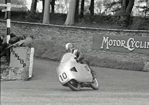 Images Dated 18th February 2021: Tarquinio Provini (Mondial) 1955 Ultra Lightweight TT