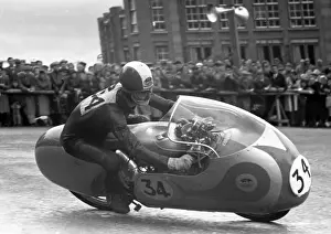 Mondial Prints: Tarquinio Provini Mondial 1957 Ultra Lightweight TT