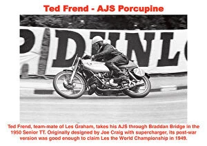 Ted Frend Collection: Ted Frand - AJS Porcupine
