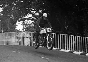 Images Dated 30th November 2018: Ted Frend (Norton) 1953 Senior TT