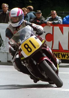 Images Dated 13th April 2021: Terrence Fitzgerald (Yamaha) 1995 Junior TT