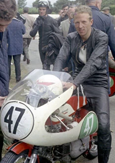 Images Dated 18th February 2022: Terry Grotefeld (Aermacchi) 1964 Lightweight Manx Grand Prix