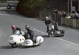 Vincent Collection: Terry Layton & Fred Chambers (Norton / BSA) & Peter Gerrish &