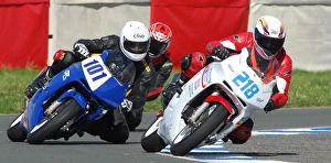Images Dated 16th April 2016: Terry Rigaux (Honda) Eddie Venn (Honda) April; Jurby