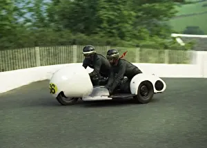 Terry Rudd & J H West (RWS Triumph) 1969 750 Sidecar TT