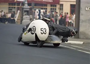 1970 500 Sidecar Tt Prints: Terry Rudd & J West (R. W. S. Triumph) 1970 500 Sidecar TT