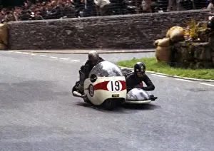 Terry Vinicombe & John Flaxman (BSA) 1965 Sidecar TT