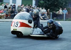 Terry Vinicombe & John Flaxman (BSA) 1965 Sidecar TT