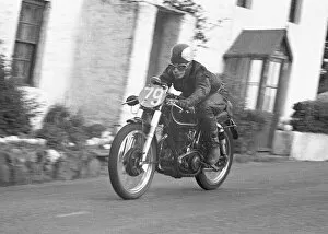 Images Dated 11th July 2021: Thomas Swarbrick (AJS) 1953 Junior TT