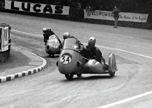 Tim Padley & Ian McDonald (BSA) 1960 Sidecar TT