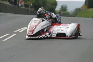 Images Dated 6th June 2012: Tim Reeves & Dan Sayle (LCR Honda) 2012 Sidecar TT