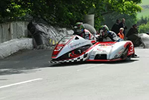 Images Dated 2nd June 2012: Tim Reeves and Dan Sayle (LCR Honda) 2012 Sidecar TT