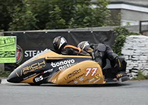 Images Dated 2nd August 2022: Tim Reeves & Kevin Rousseau (LCR Yamaha) 2022 Southern 100