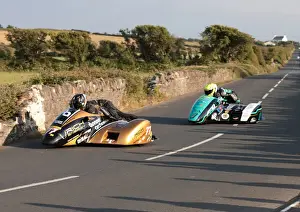 Tim Reeves & Kevin Rousseau (LCR Yamaha) and Des Founds & Jevan Walmsley (LCR Rotec) 2022 Southern 100