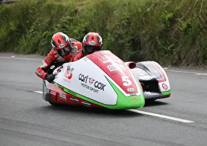 Images Dated 8th June 2018: Tim Reeves & Mark Wilkes (LCR Honda) 2018 Sidecar TT