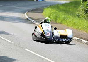Images Dated 9th April 2020: Tim Reeves & Mark Wilkes (Yamaha) 2019 Sidecar TT