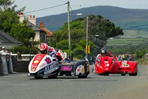 Tim Reeves & Patrick Farrance (DMR Klaffi Honda) and Dave Molyneux & Dan Sayle (Honda DMR) 2016 Southern 100